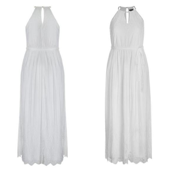 Plus 14/XS Ivory Studio 54 Maxi Dress - Picture 2 of 8